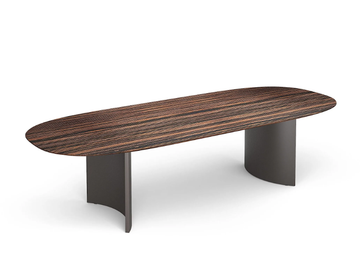 SIENA - Oval wooden meeting table by i 4 Mariani - view 3